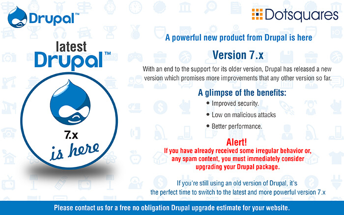 Drupal Urges You To Upgrade To A More Secure 7.x