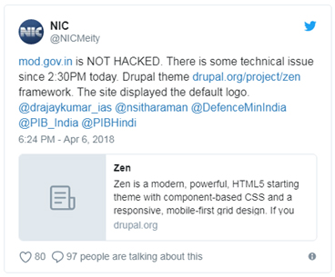 INDIAN GOVERNMENT WEBSITES SUFFERED DOWNTIME LAST FRIDAY AND SPECULATIONS POINTED TO CHINESE HACKERS!